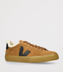 Veja Beige Suede Campo Winter Low-Top Sneakers