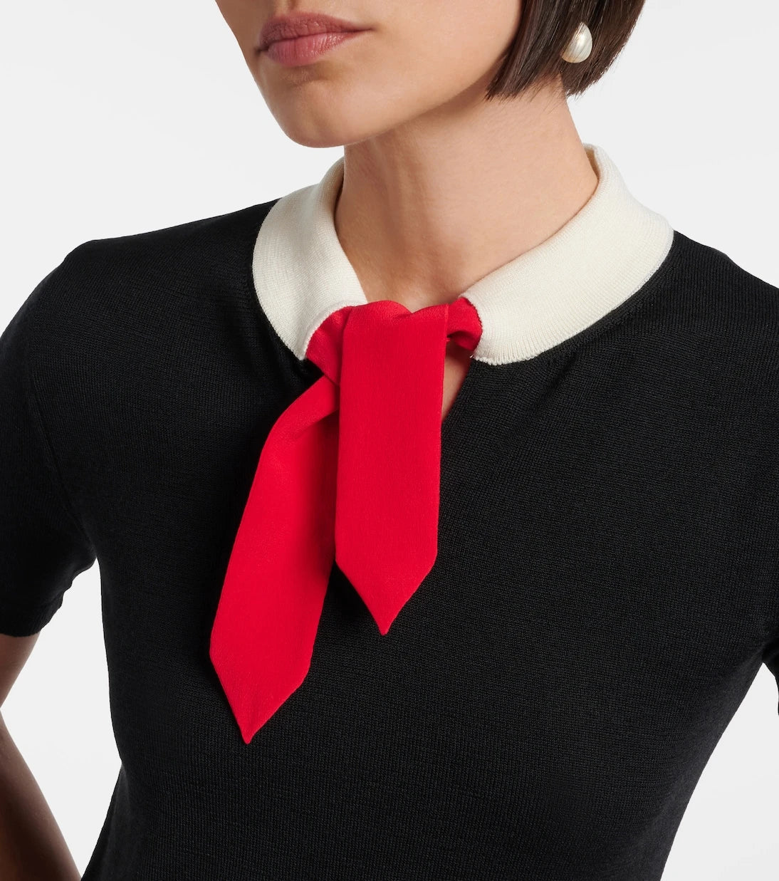 Valentino - Maglia VLogo wool-blend sweater