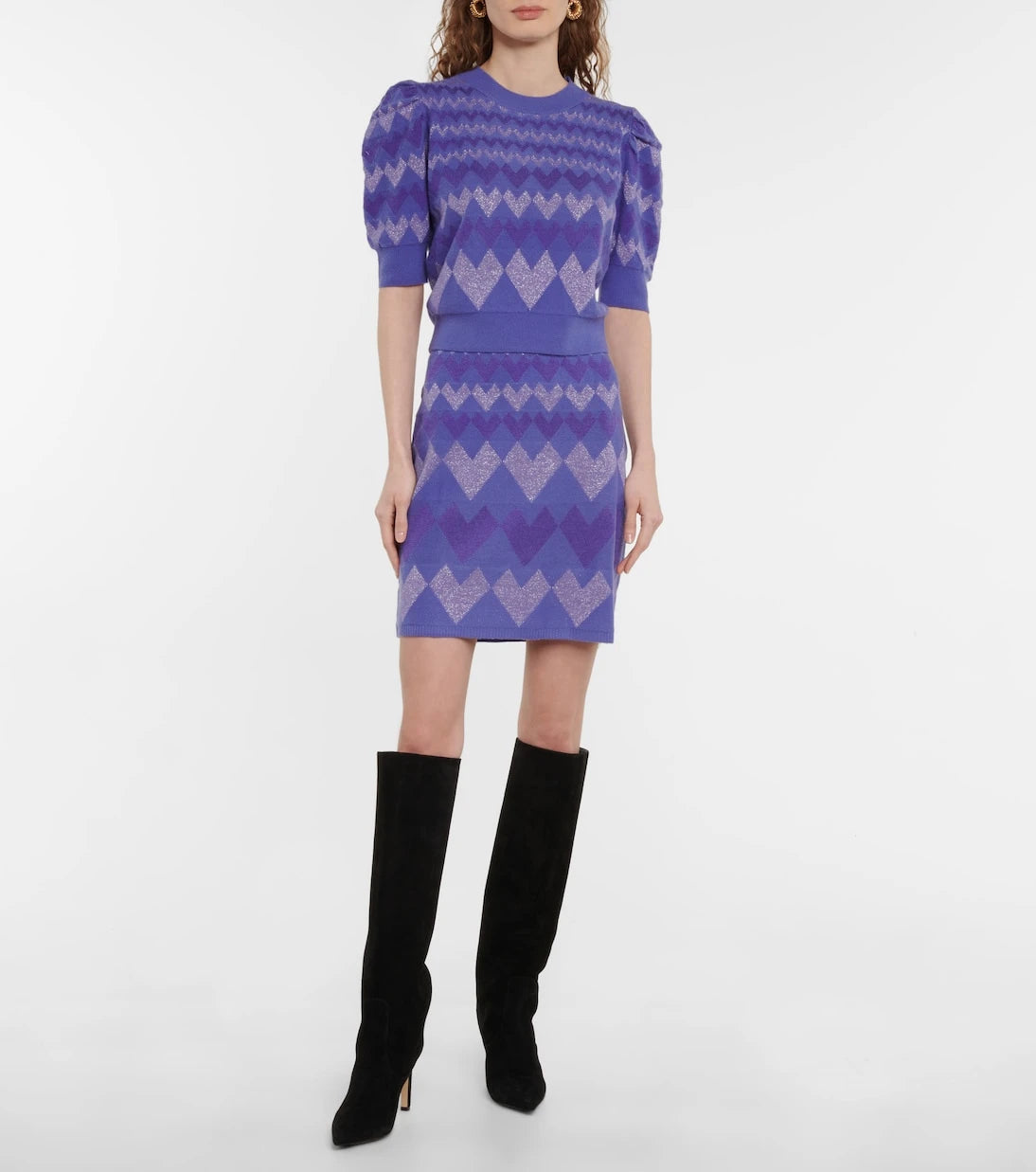 Diane von Furstenberg - Ariella jacquard wool-blend miniskirt