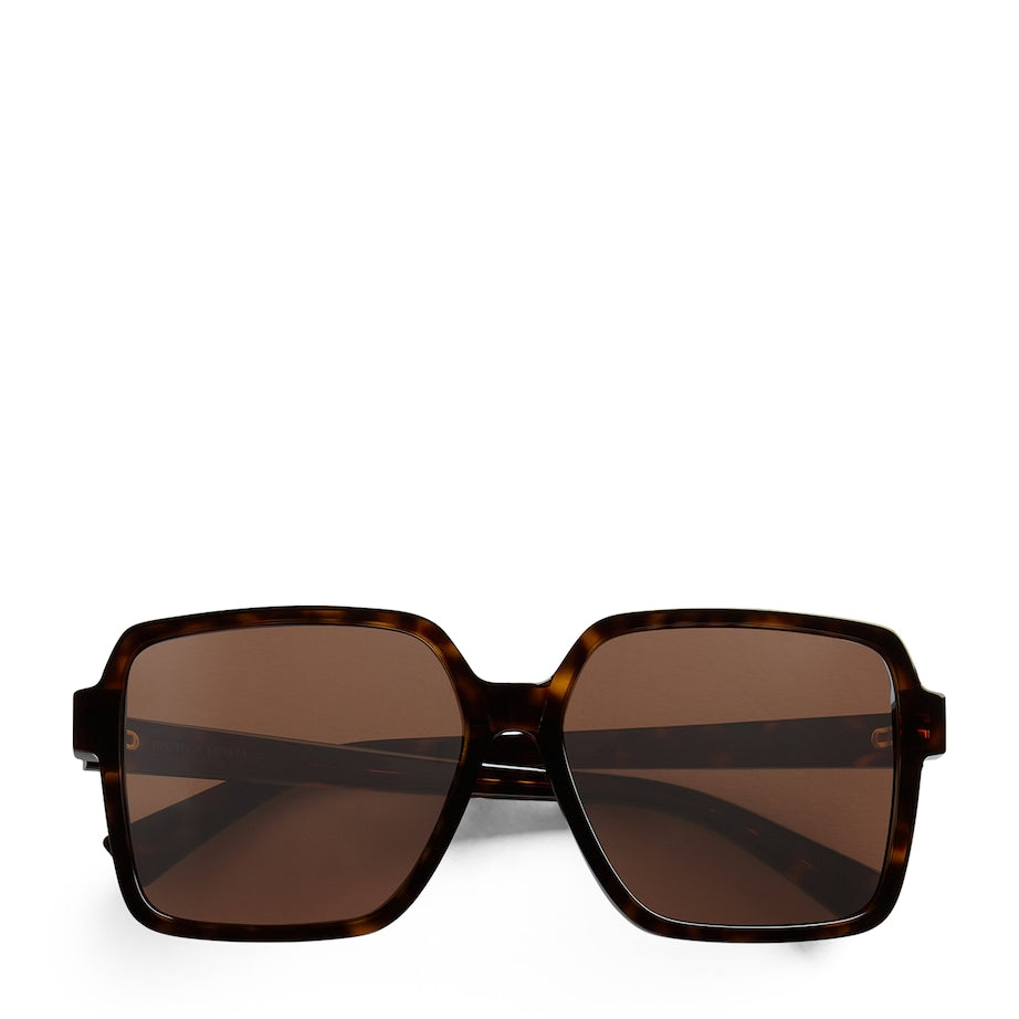 Grey Rectangular Sunglasses