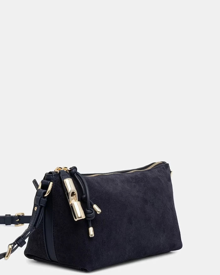 Furla kadın süet crossbody çanta