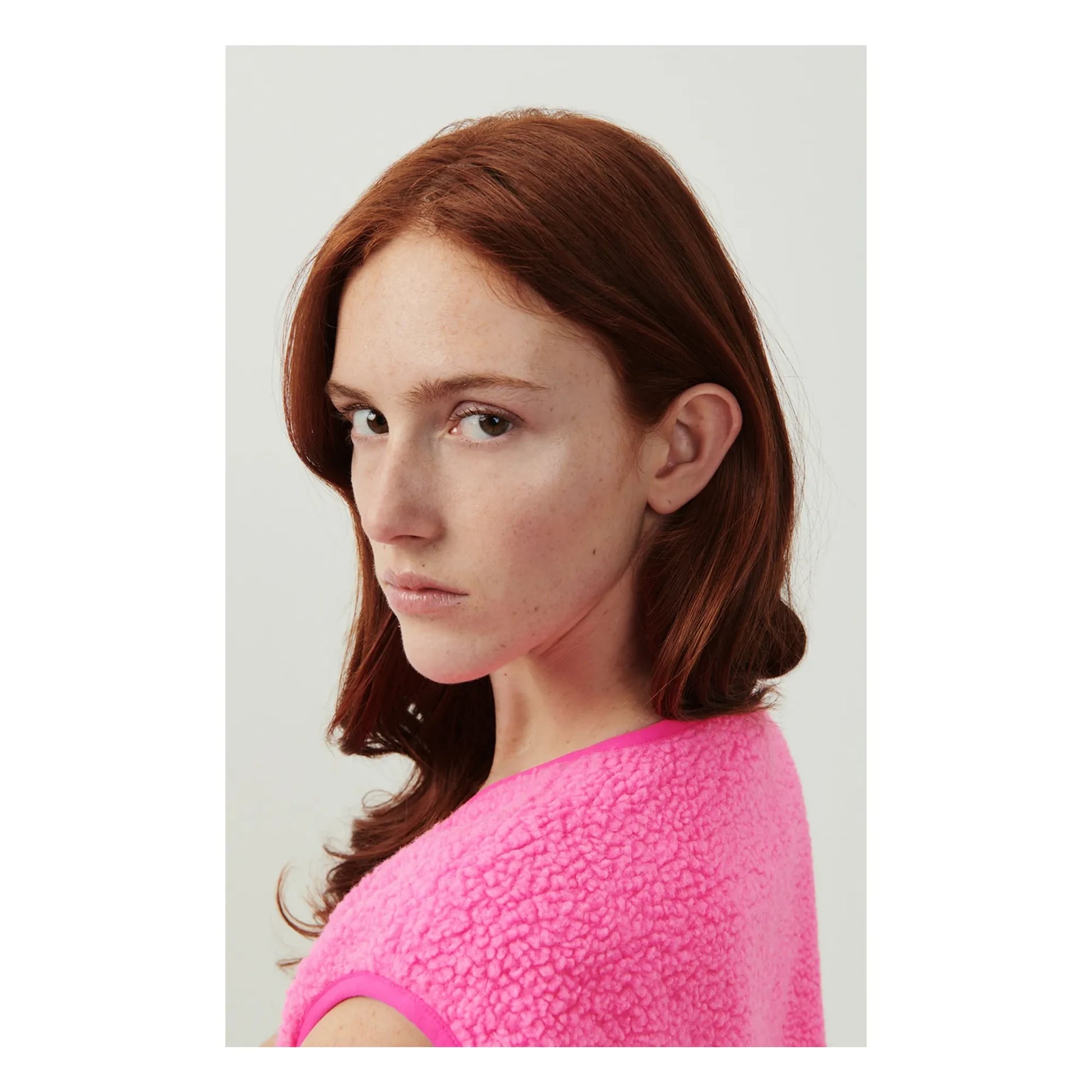 American Vintage - Hoktown Sleeveless Jacket | Fluorescent pink