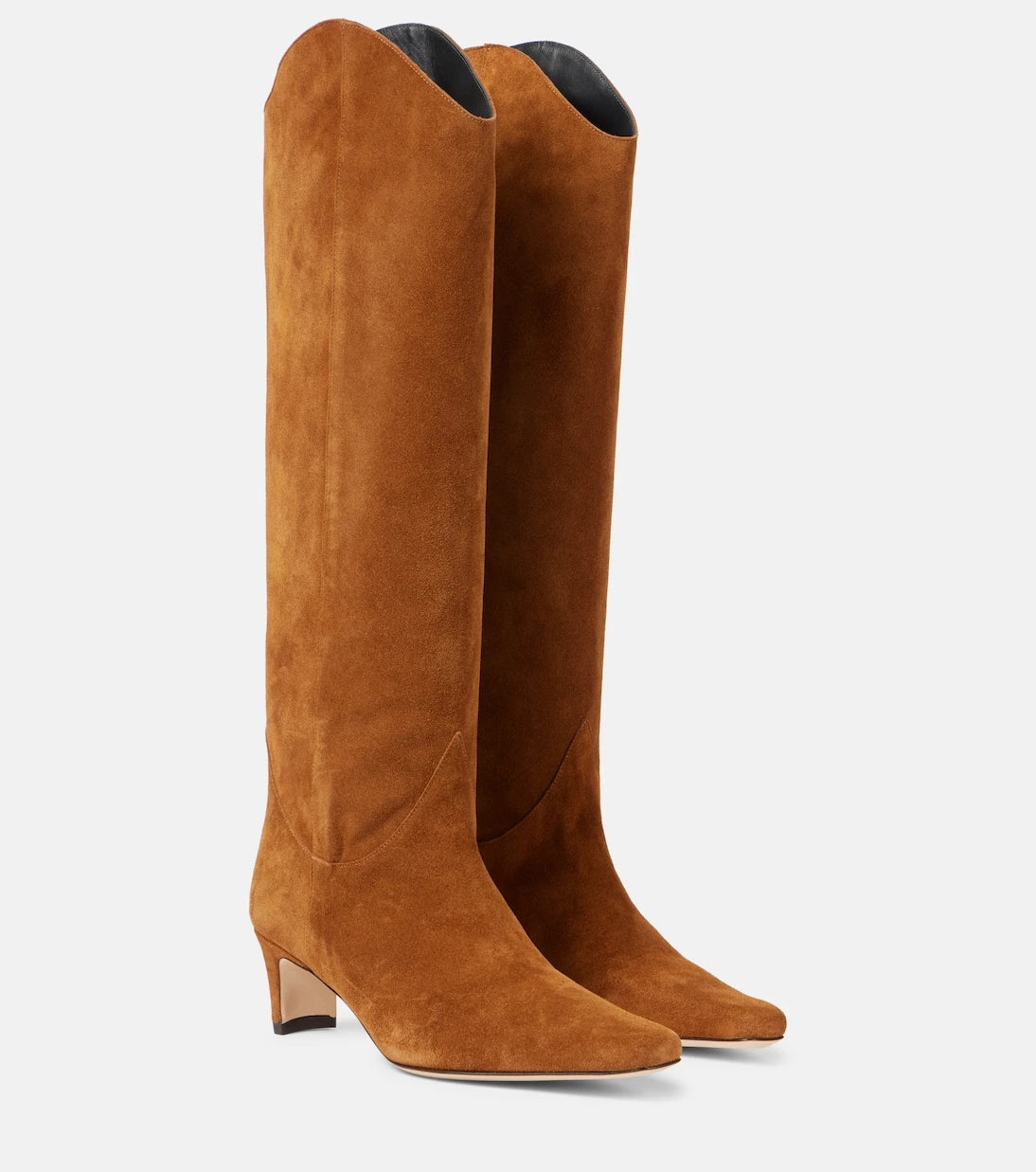 Staud - Western Wally 55 suede cowboy boots