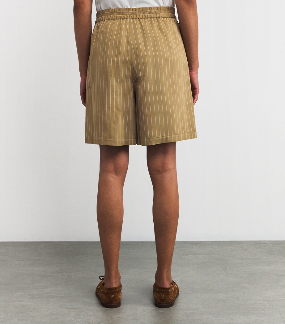 MAX&Co. Yellow Stripe Elasticated Shorts