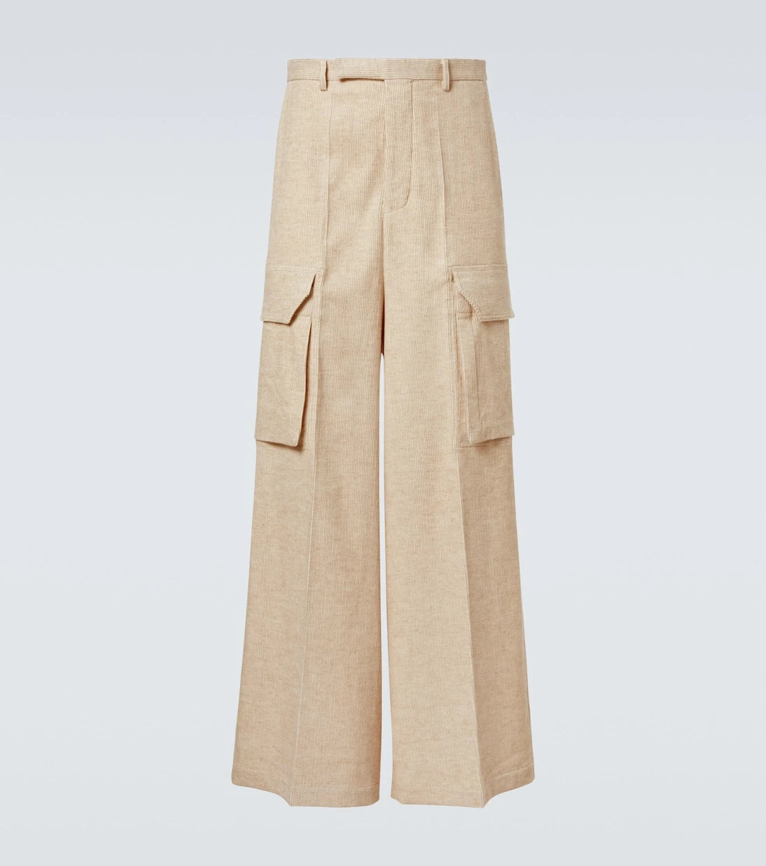 Rick Owens - Firebanks cotton and linen cargo pants