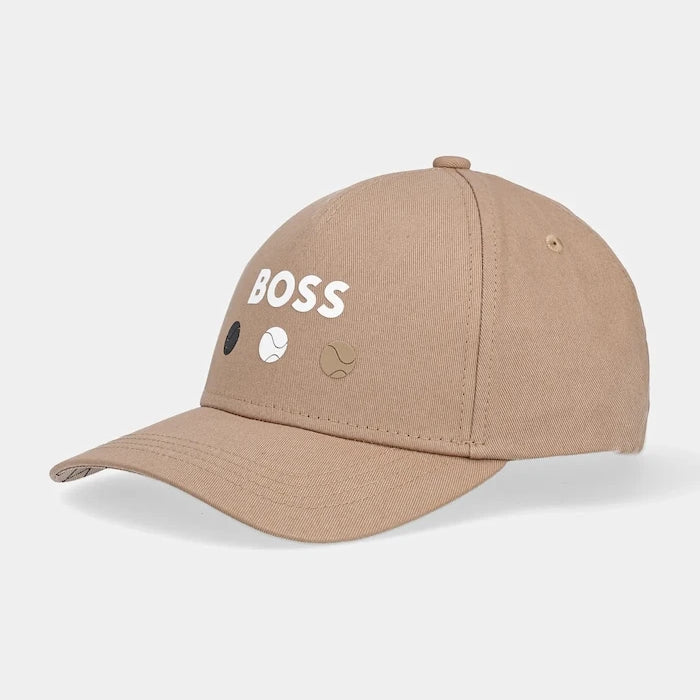 Памучна шапка с козирка BOSS Green
