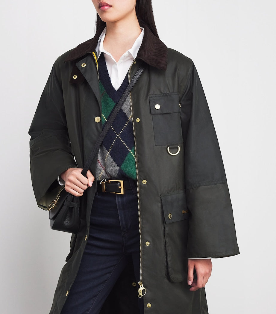 Barbour Green Milda Wax Jacket