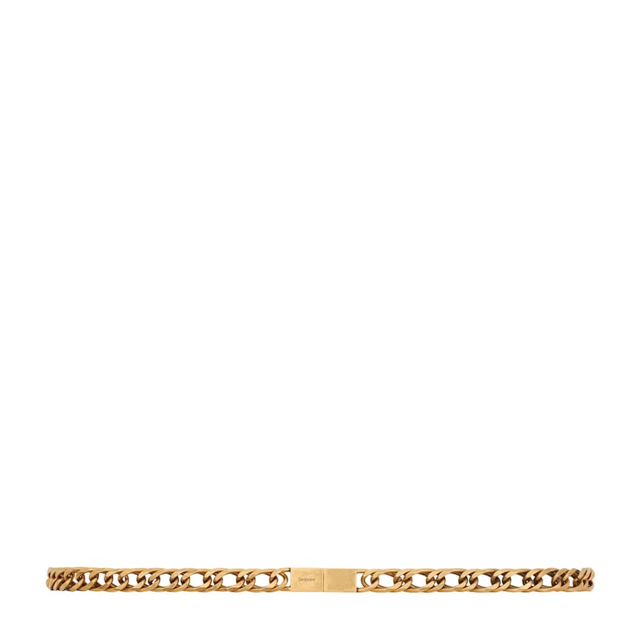 Clear Thin Chain Belt