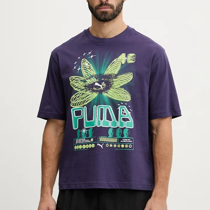 Памучна тениска Puma GRAPHIC