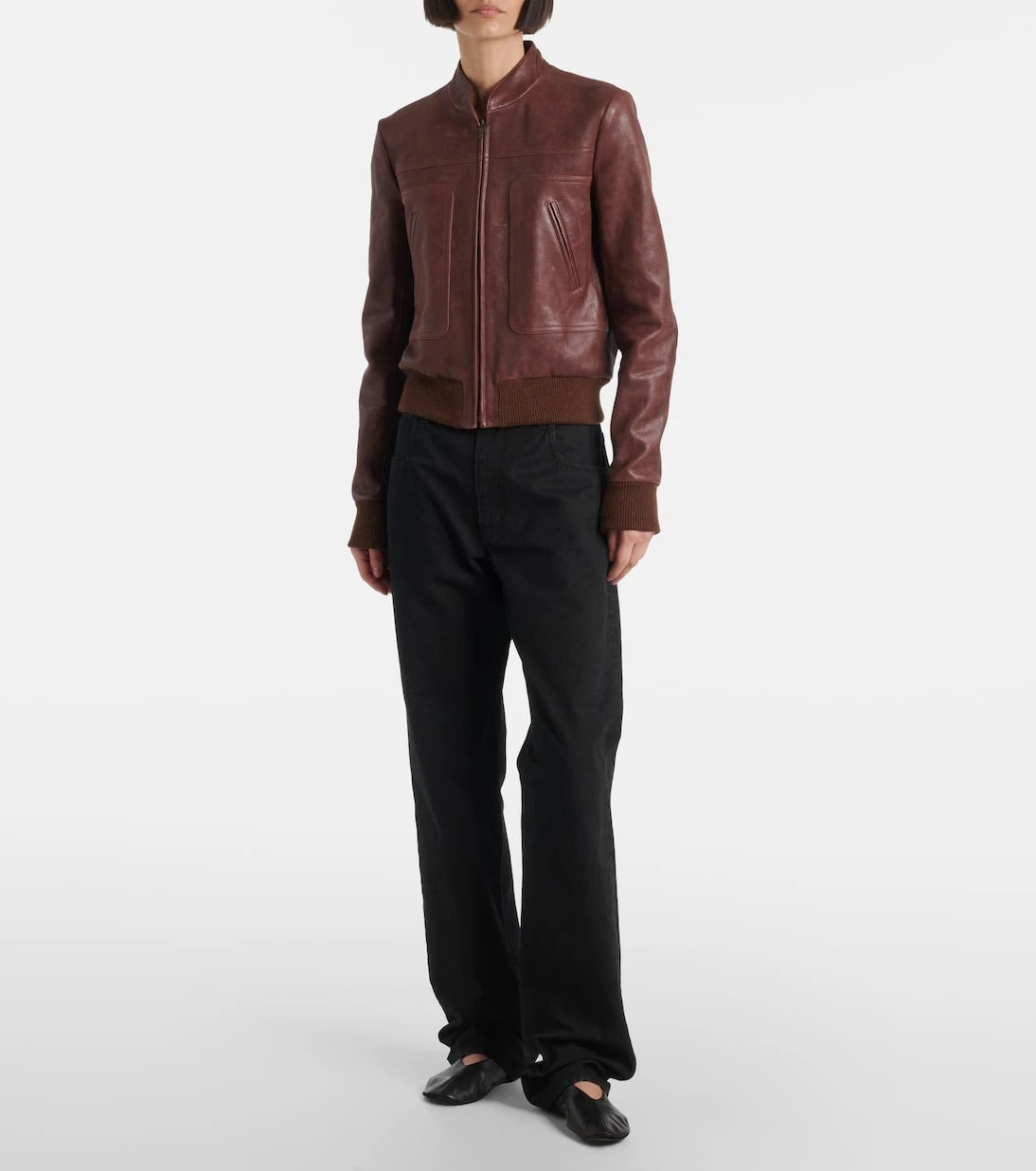 The Row - Bader leather jacket
