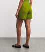 Eres Green Linen Shorts