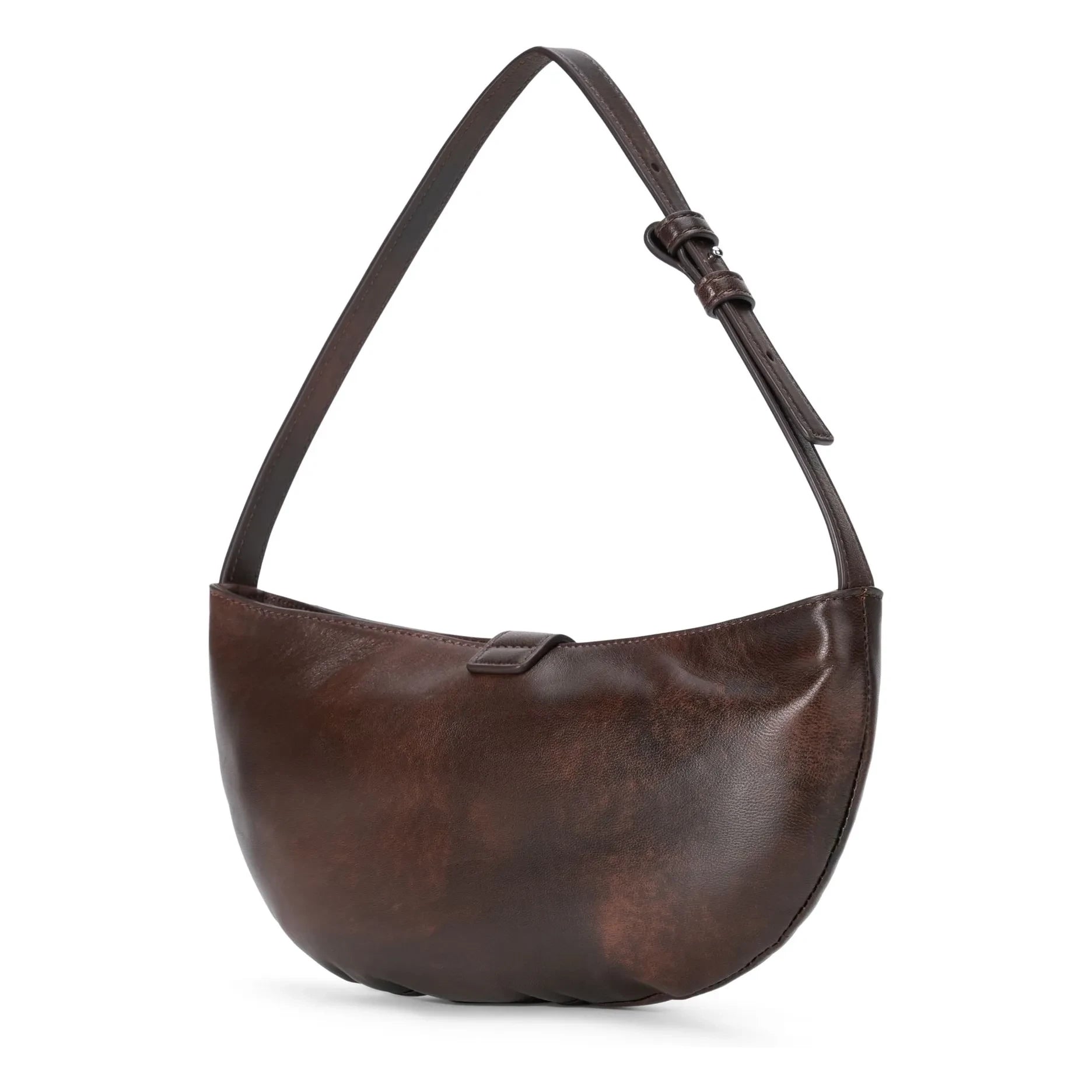 Staud - Harlow Crescent Leather bag | Coffee