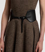 Ralph Lauren Collection Black Leather Corset Belt