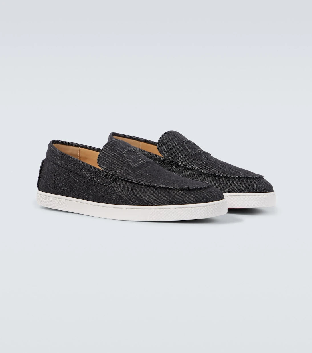 Christian Louboutin - Varsiboat suede loafers