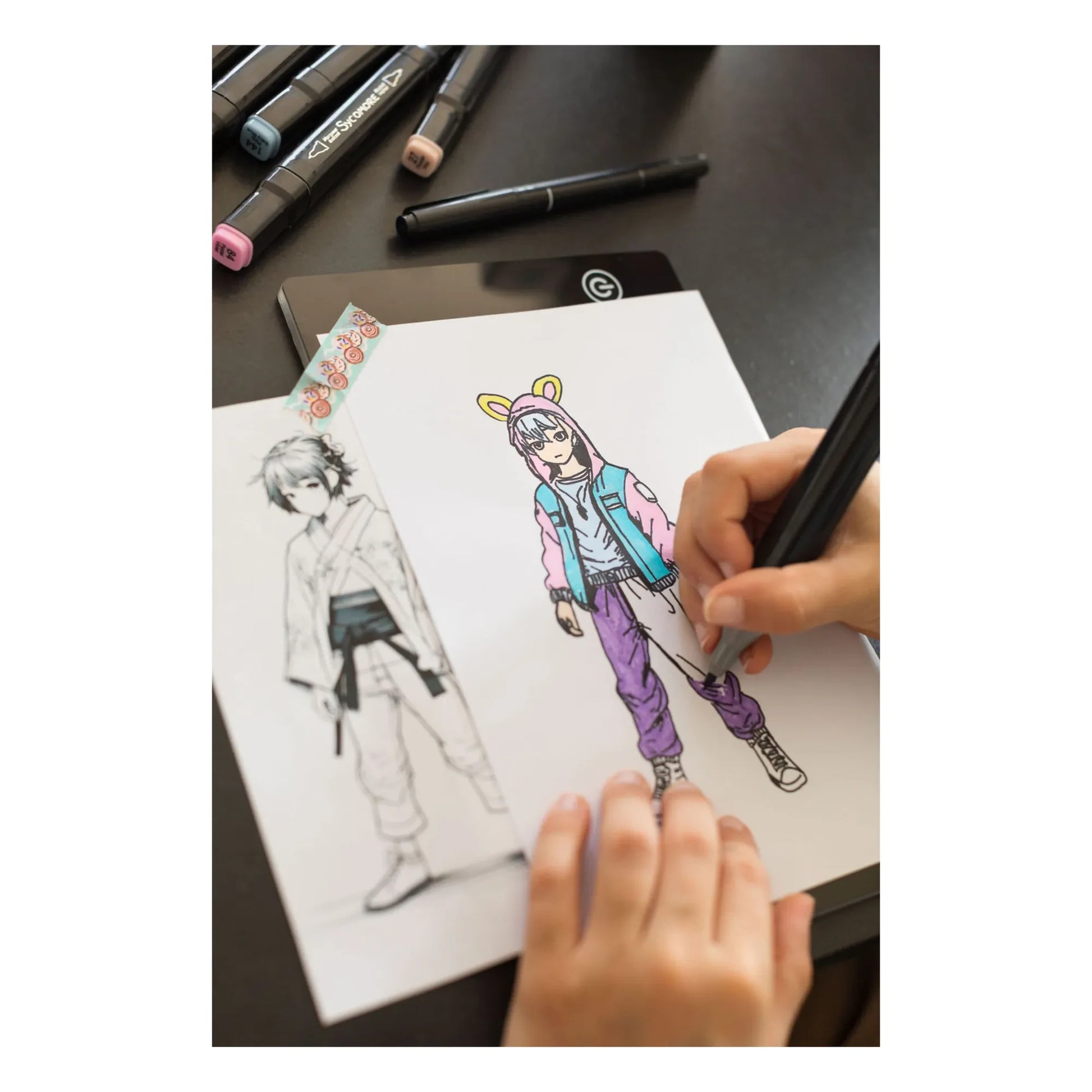 Sycomore - Manga - Rechargeable light tablet Manga character creation