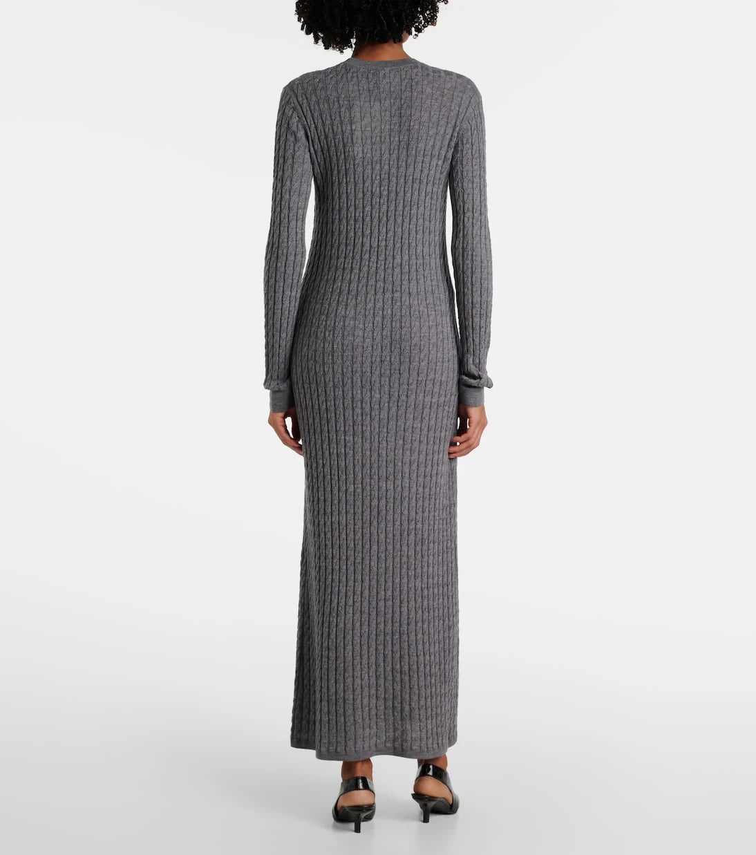 Toteme - Cable-knit wool sweater dress
