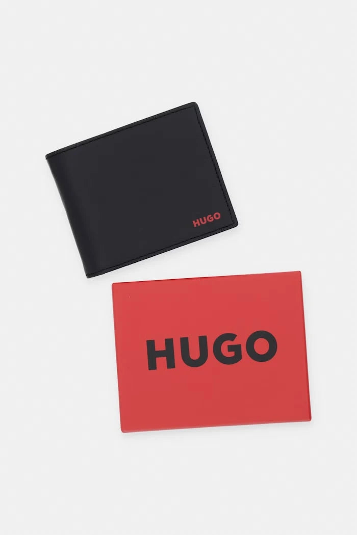 HUGO портфейл мъжки от кожа Tibby_2.0_Trifold