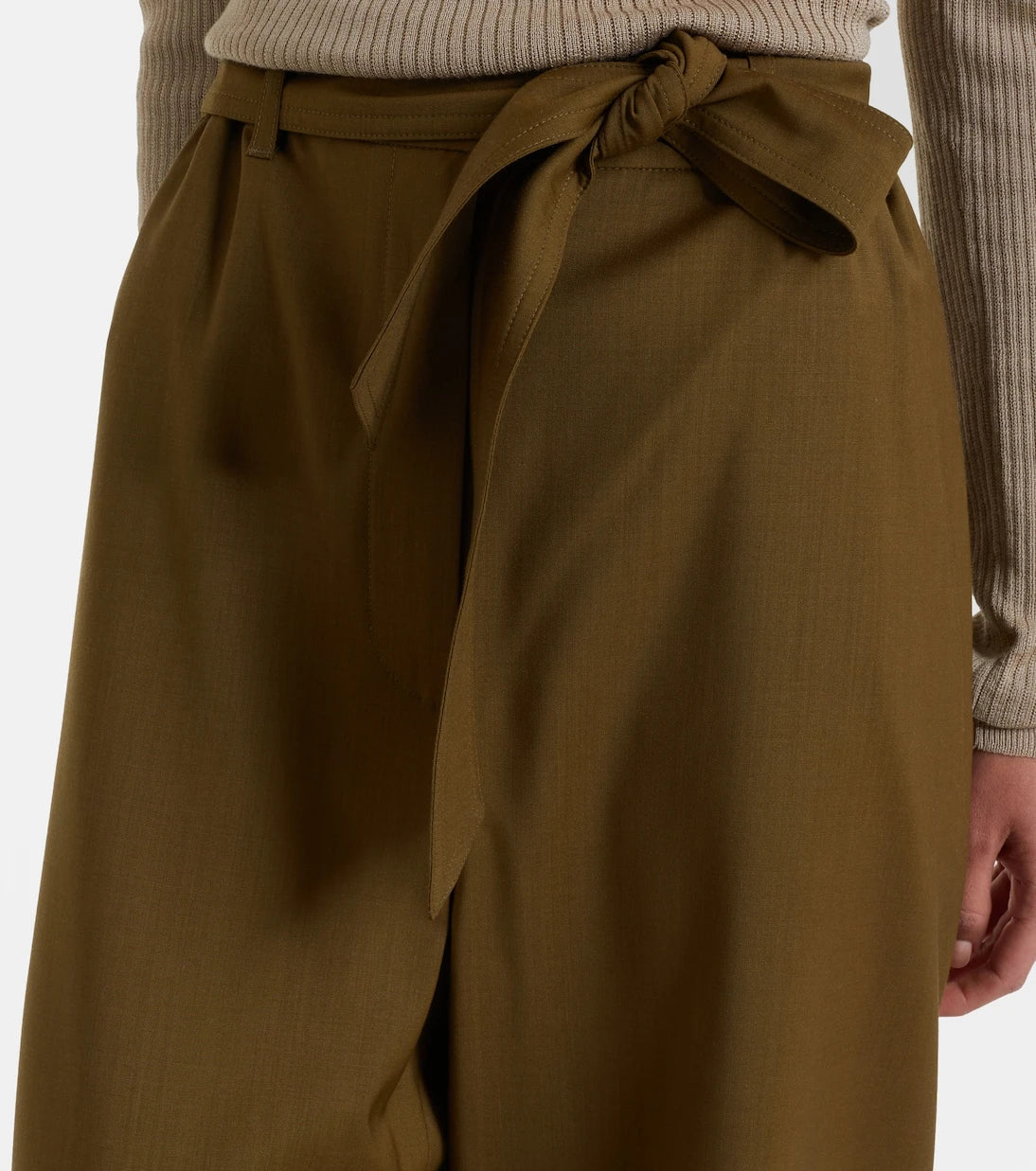 Max Mara - Wool wide-leg pants
