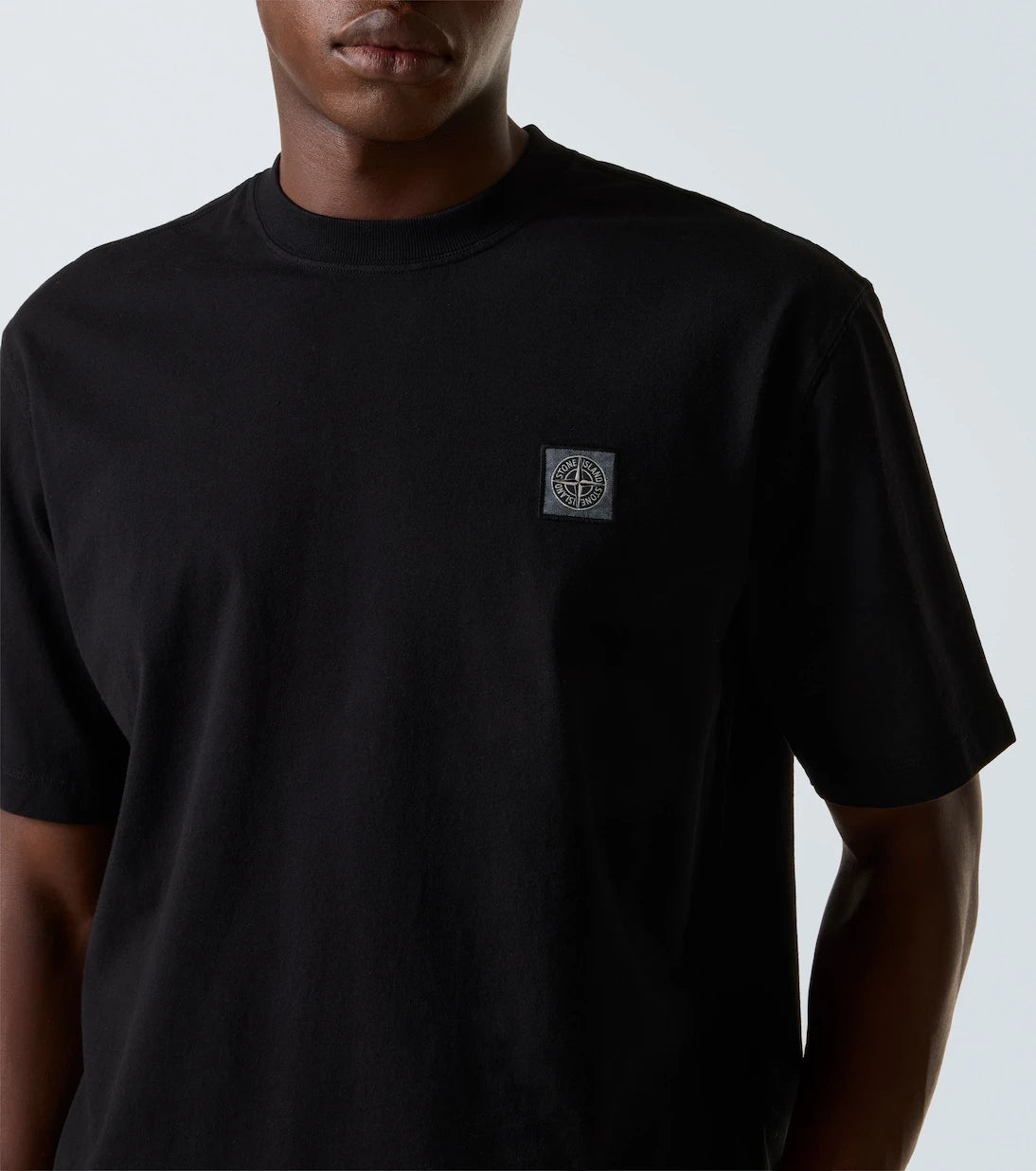 Stone Island - Embroidered cotton jersey T-shirt