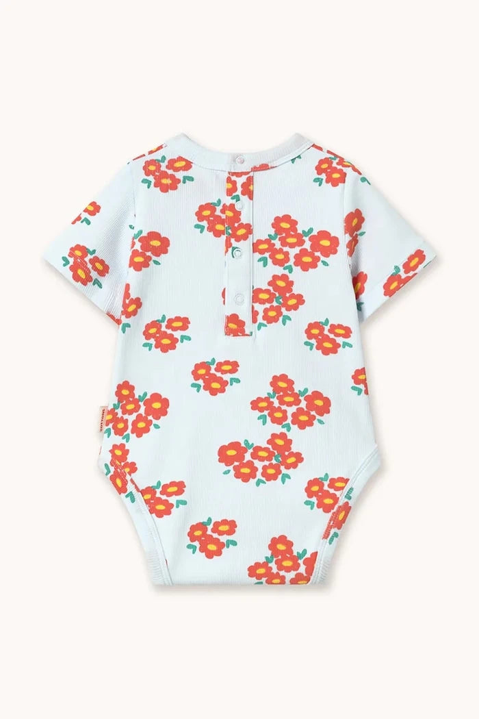 Бебешко боди Tinycottons BLOSSOMS RIB BODY