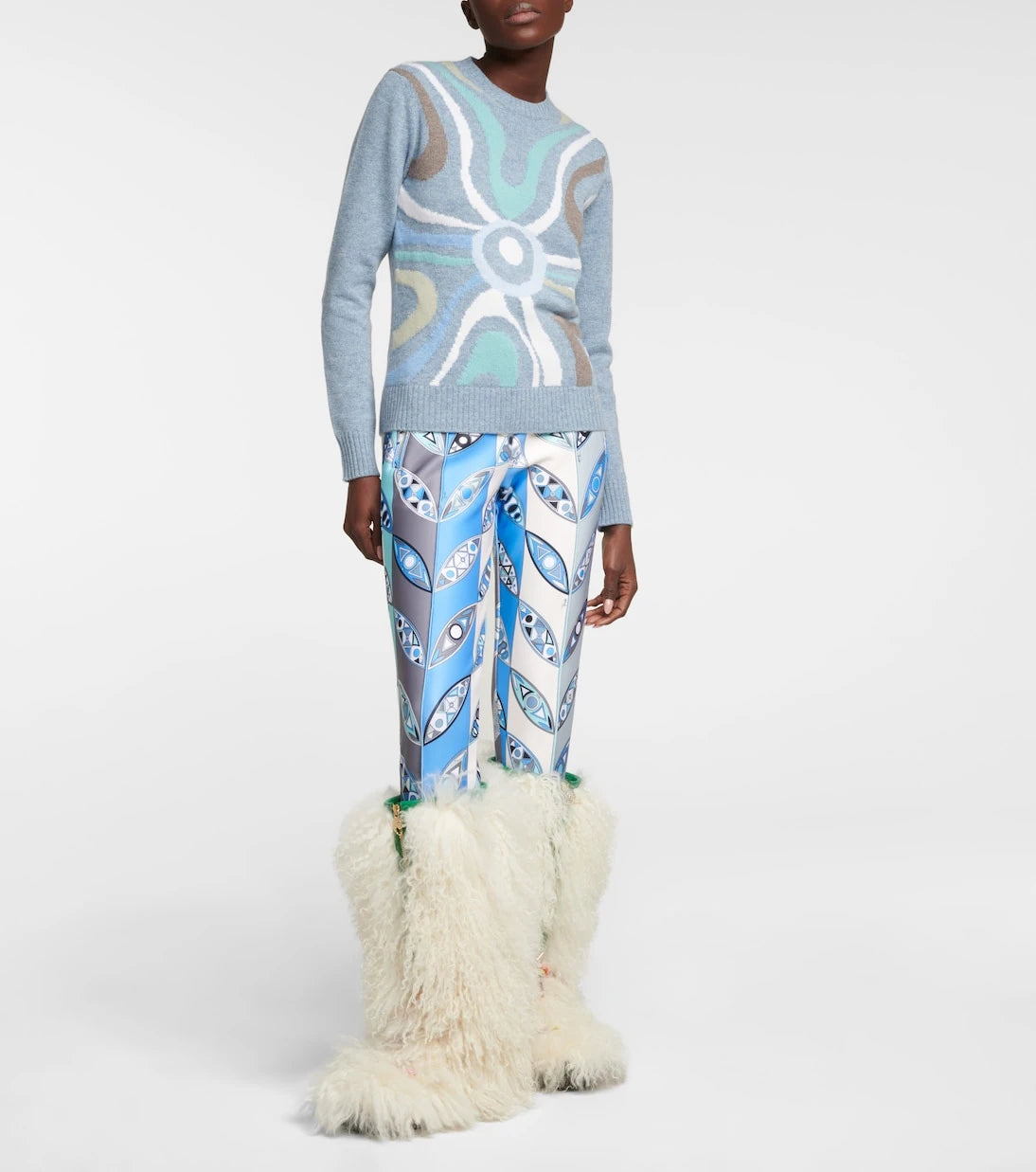 Pucci - x Fusalp Marmo wool sweater