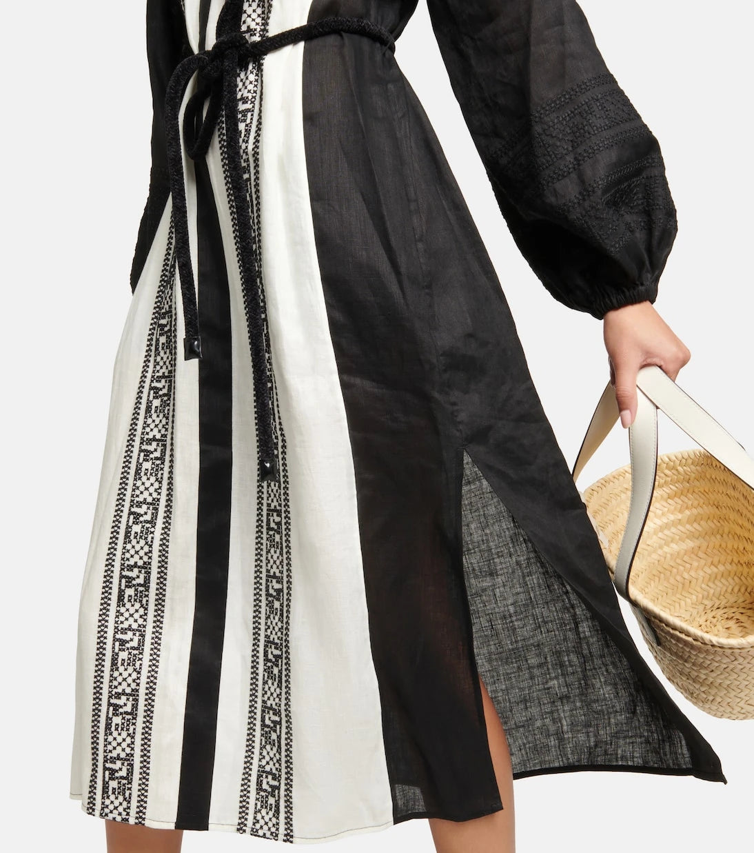 Tory Burch - Embroidered linen kaftan