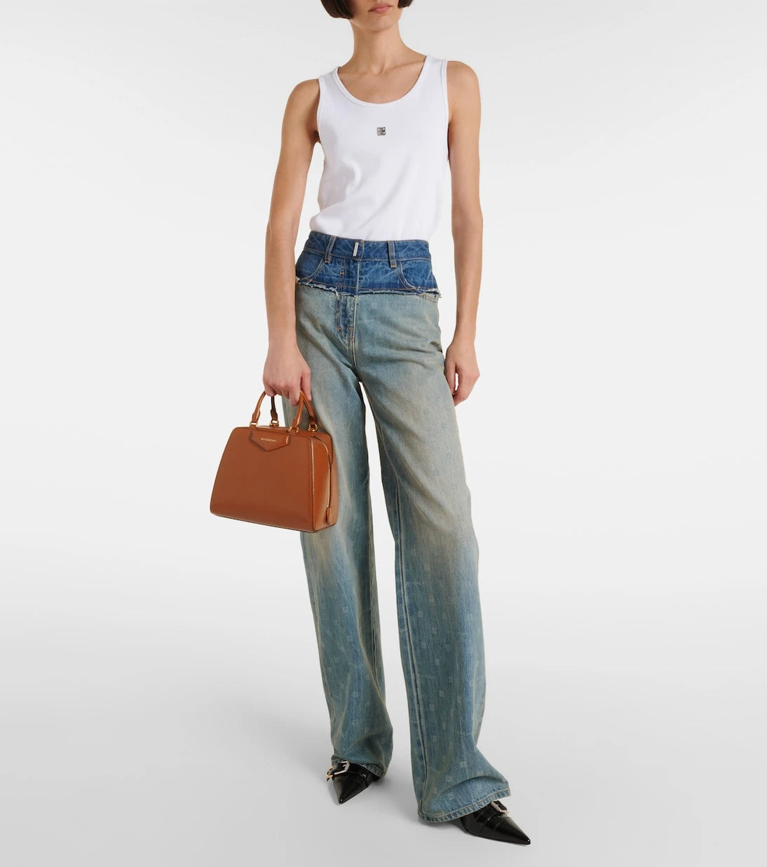Givenchy - Antigona Cube Mini leather tote bag