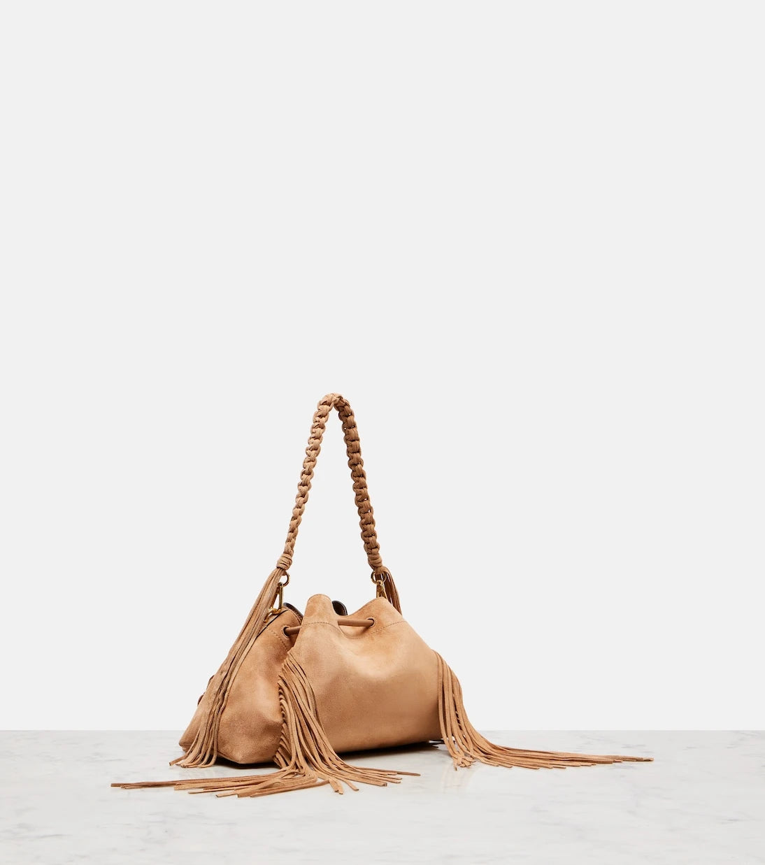 Jimmy Choo - Bon Bon Medium suede shoulder bag