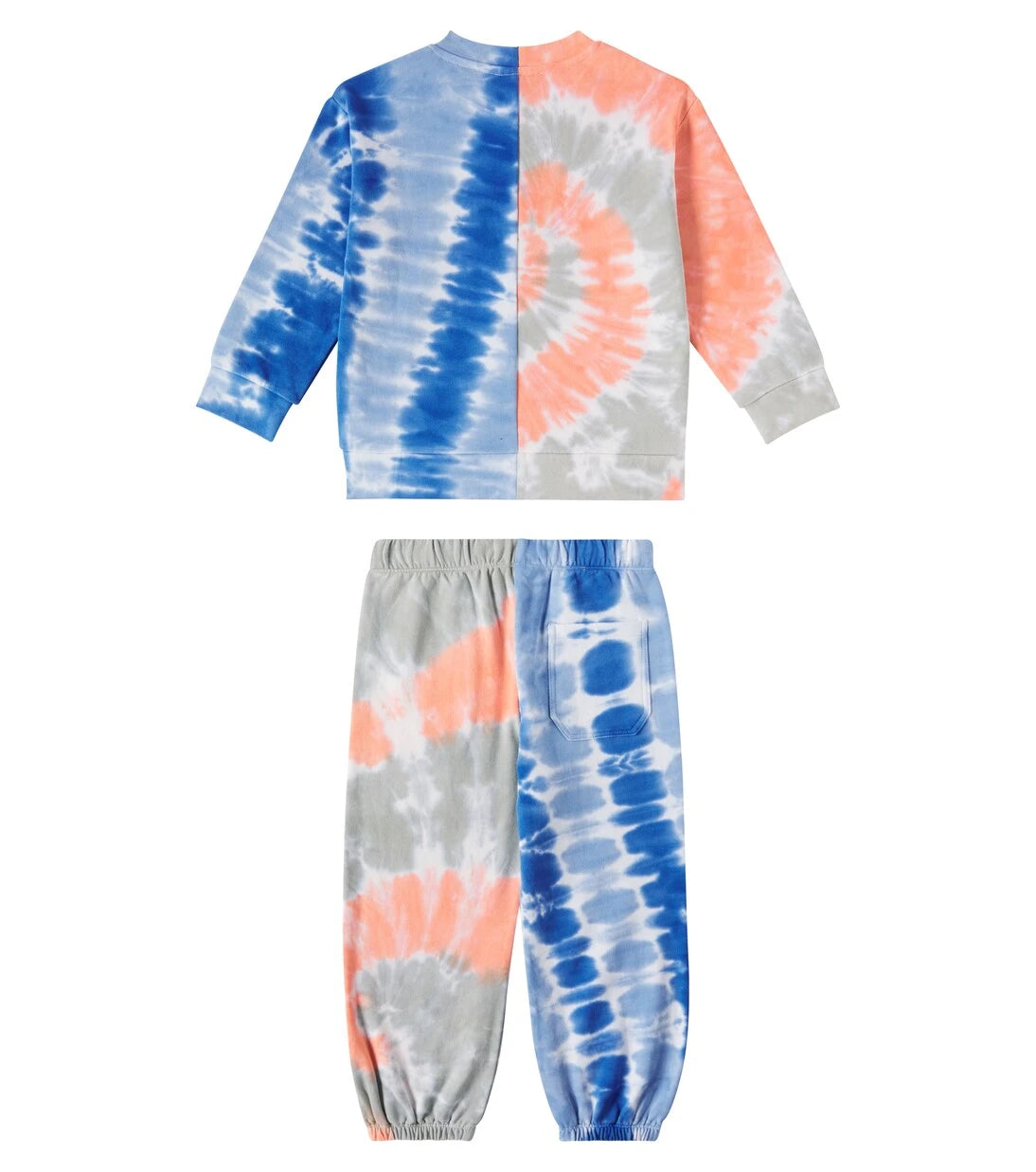 Stella McCartney Kids - Tie-dye cotton sweatshirt and sweatpants set