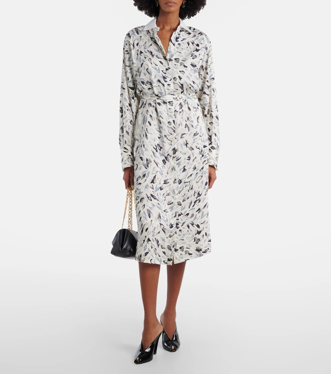 Altuzarra - Floyd printed cotton-blend shirt dress
