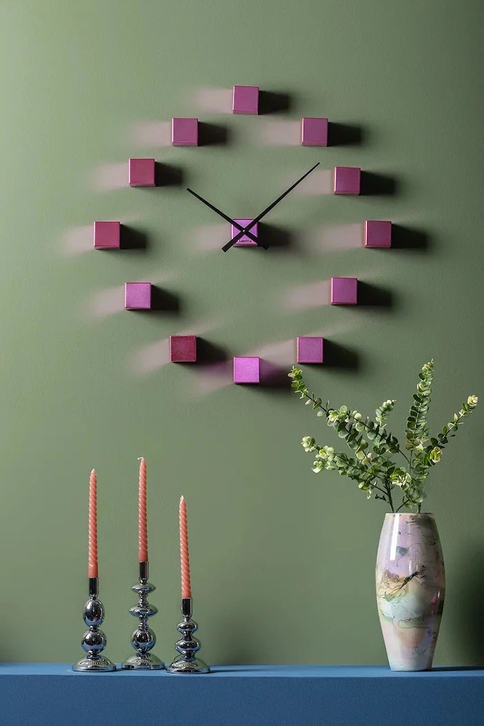 Стенен часовник Karlsson DIY Cubic