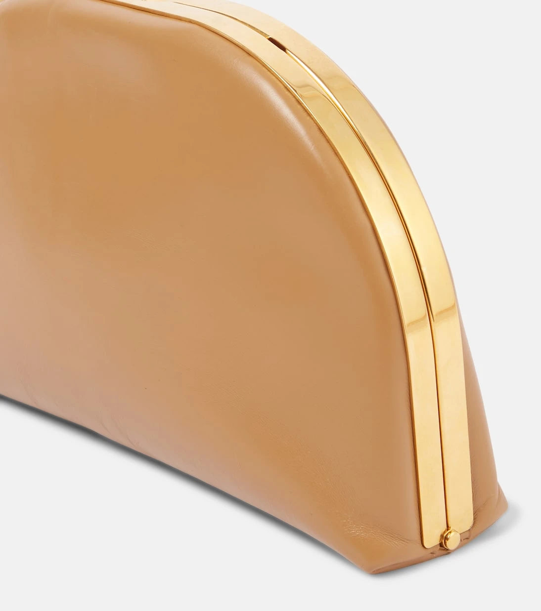 The Row - Sylvia leather clutch