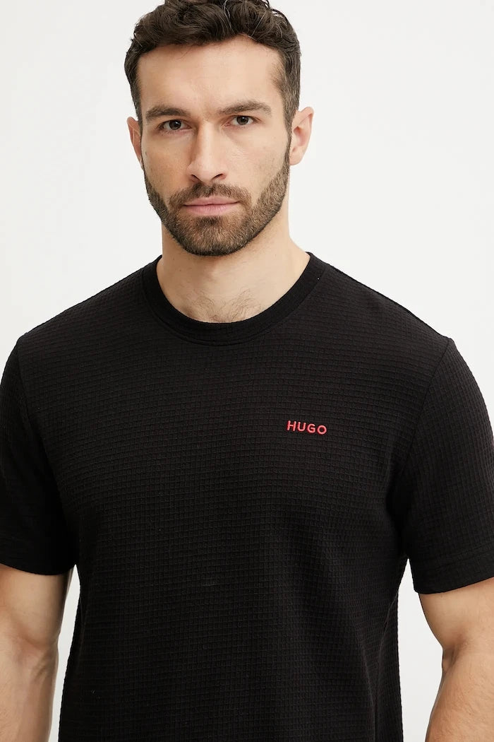 HUGO erkek pamuklu ev tişörtü Austin T-Shirt