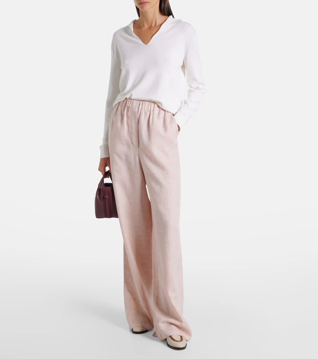 Loro Piana - Valerio linen wide-leg pants