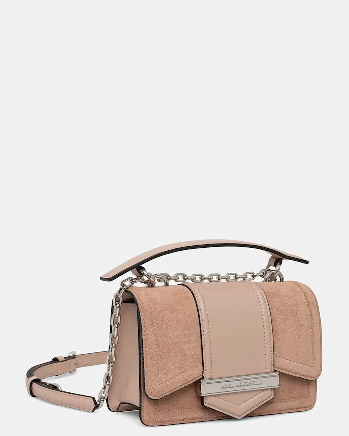 Karl Lagerfeld kadın süet crossbody çanta K/NOVA