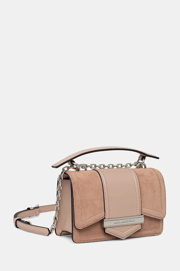 Karl Lagerfeld kadın süet crossbody çanta K/NOVA
