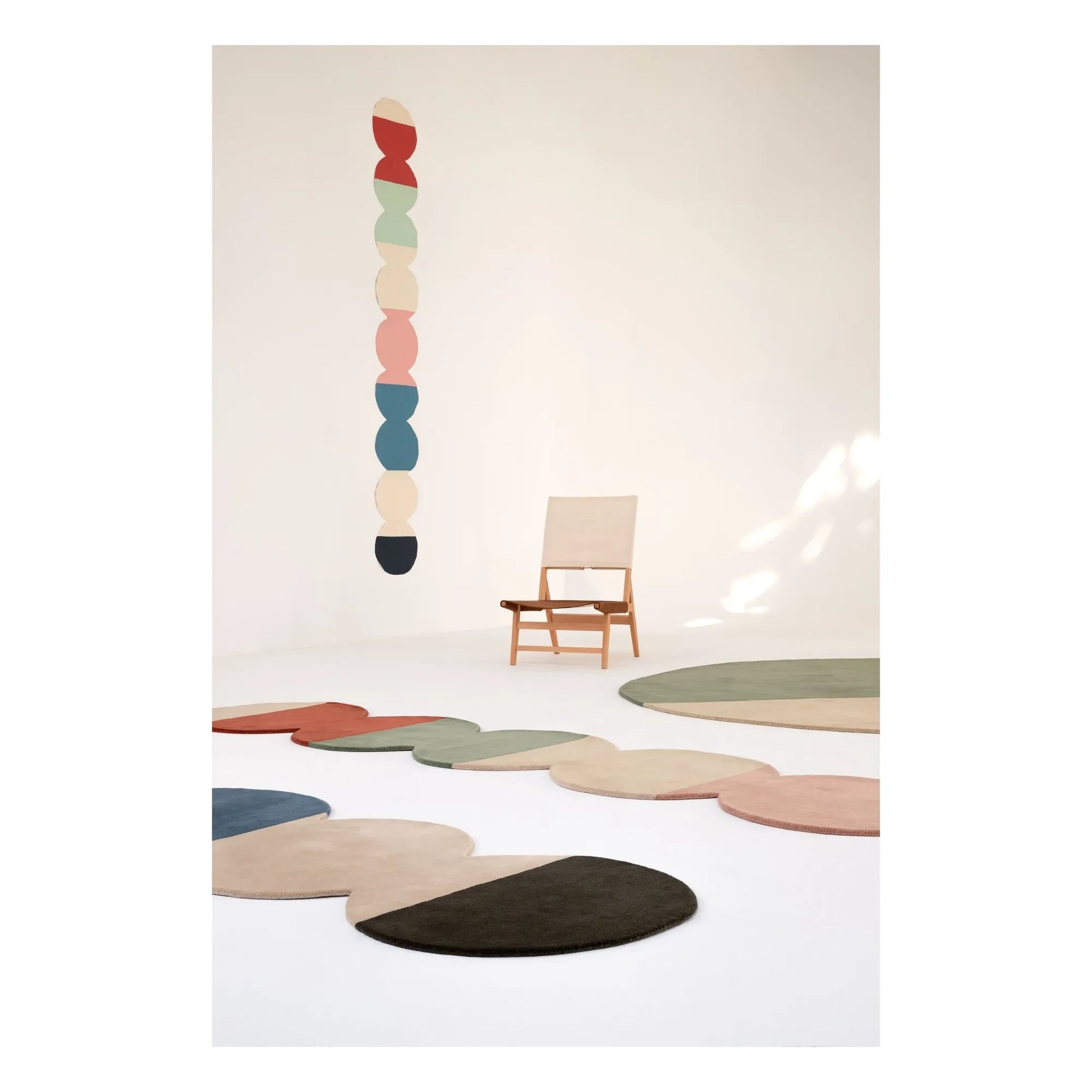 Nanimarquina - Pearls Runner 3 wool carpet | Blue