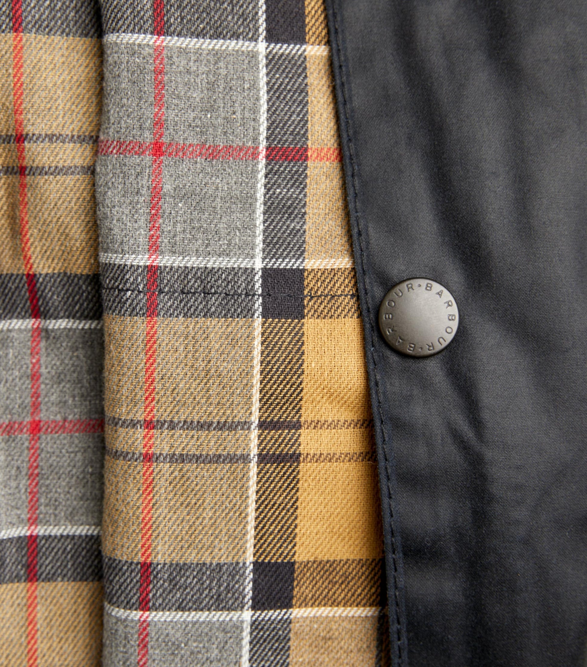 Navy Waxed Beaufort Jacket