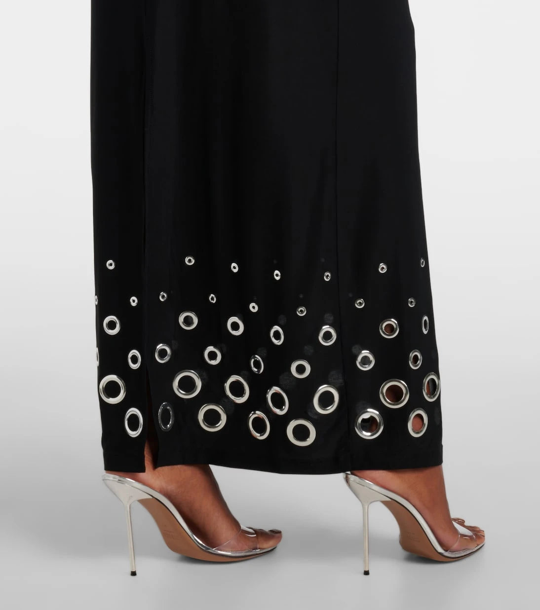 Rabanne - Embellished maxi skirt