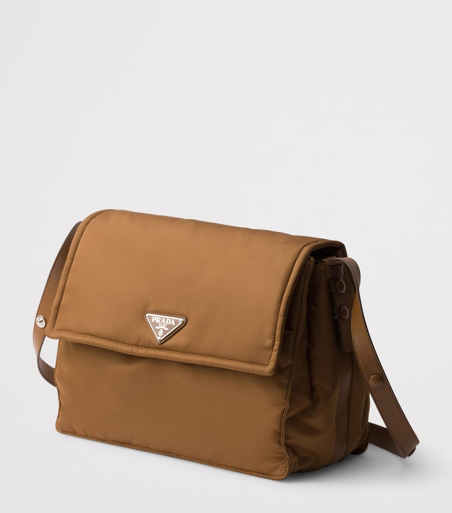 Large Re-Nylon Padded Cross-Body Bag