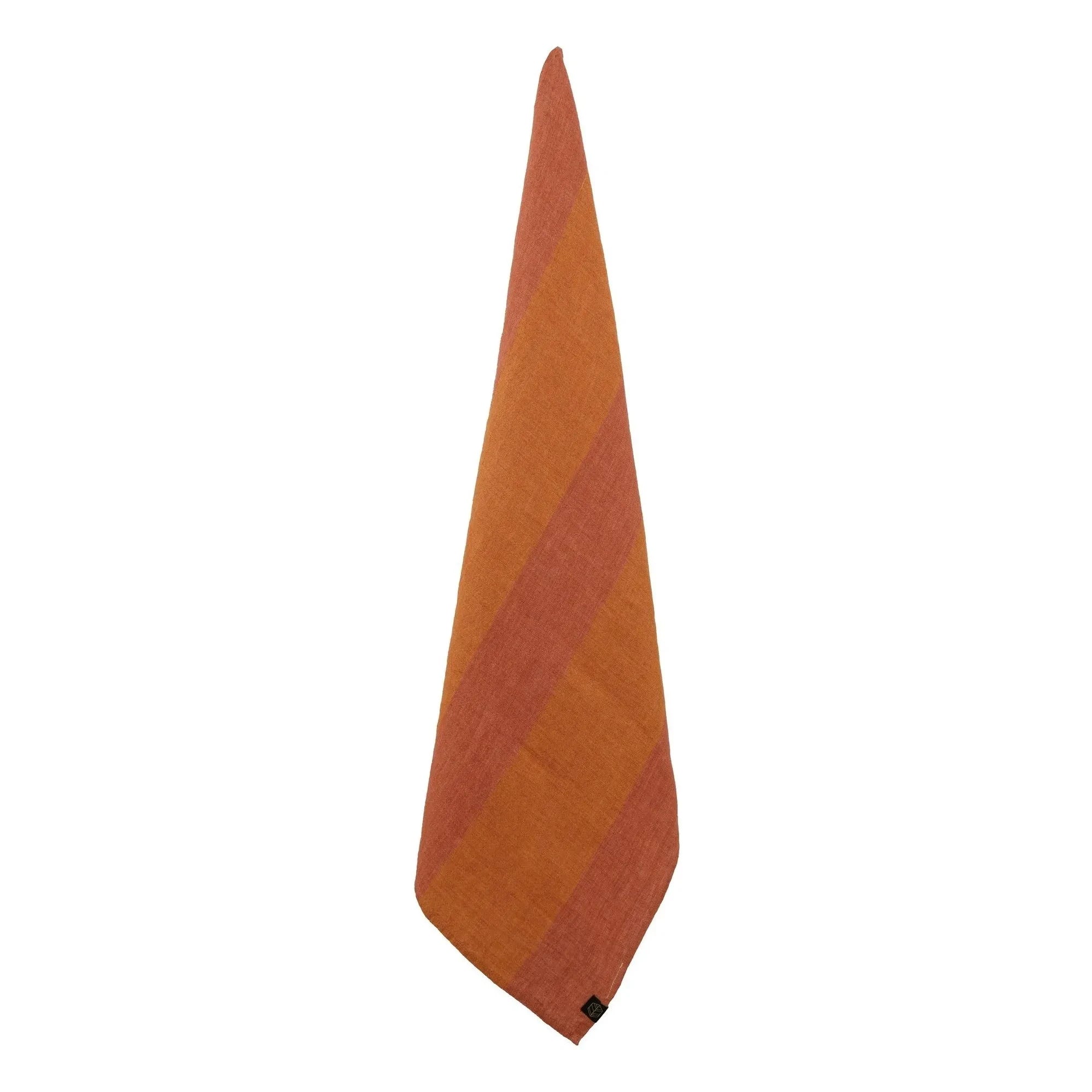 Haomy - Santa Cruz linen tea towel | Terracotta