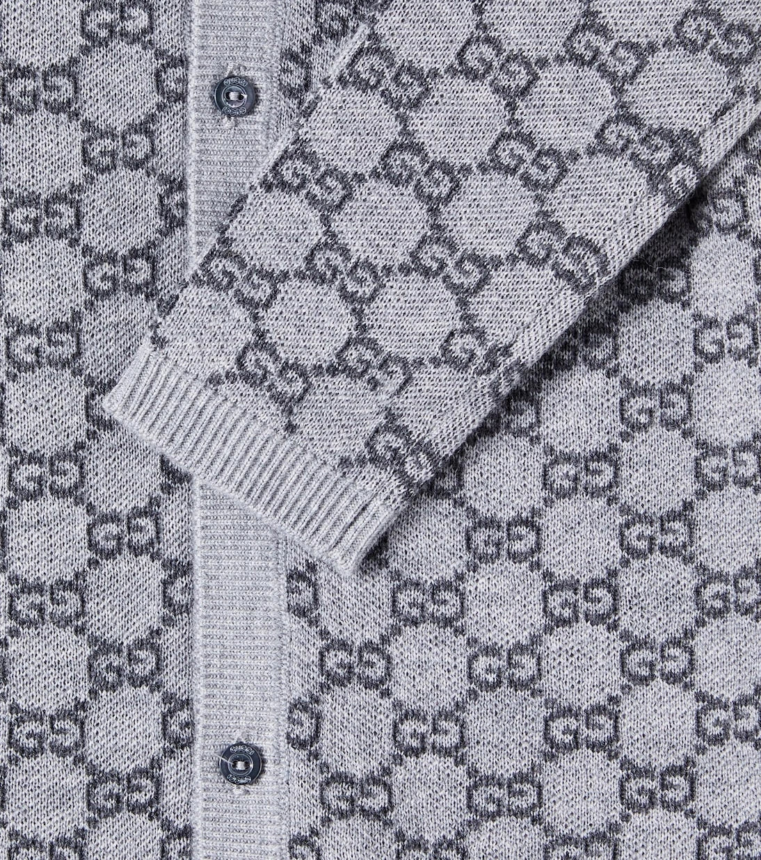 Gucci Kids - Baby GG wool jacquard onesie