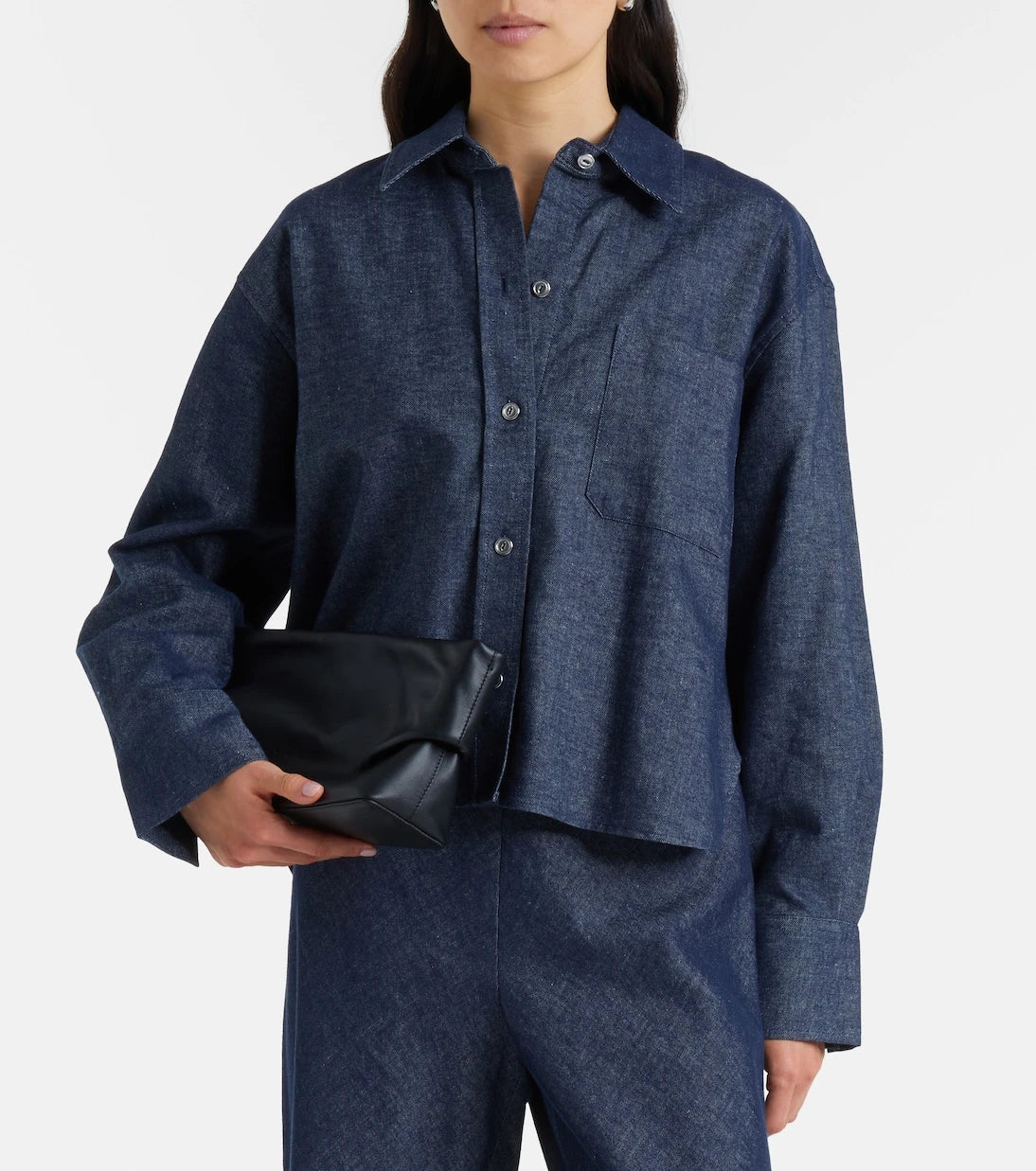 Vince - Cotton and linen chambray shirt