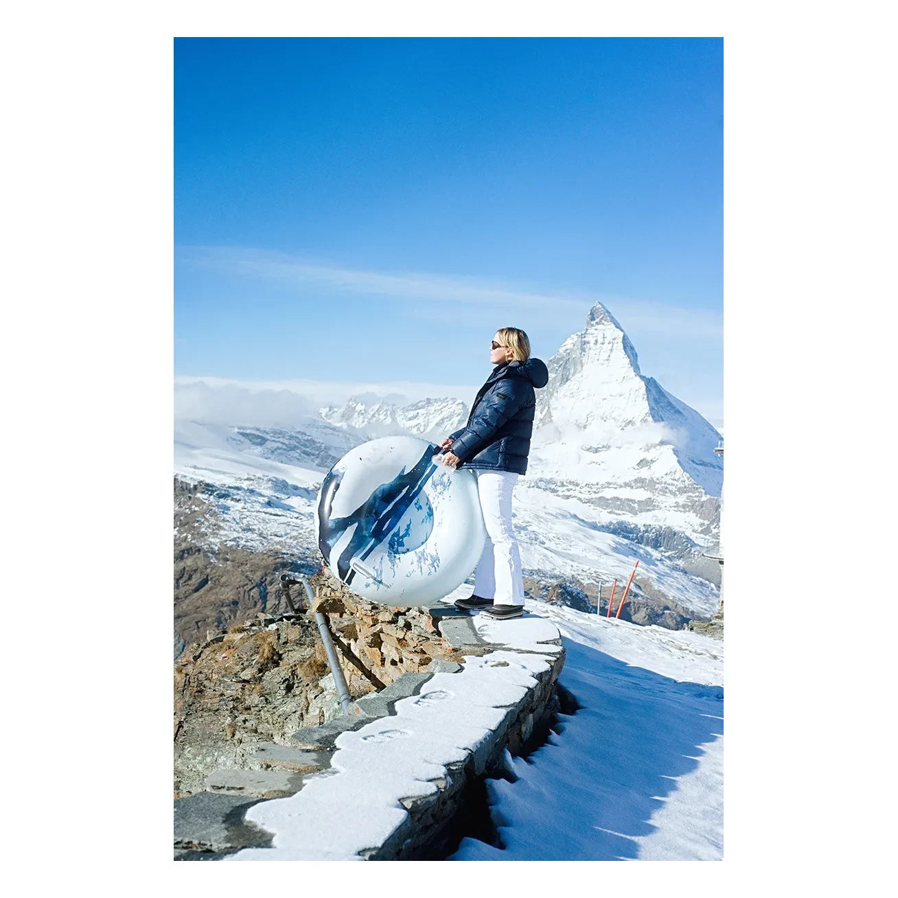 The nice fleet - Hudson Bay Inflatable Toboggan | Blue