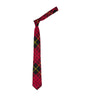 McQueen Silk Skull Tartan Tie