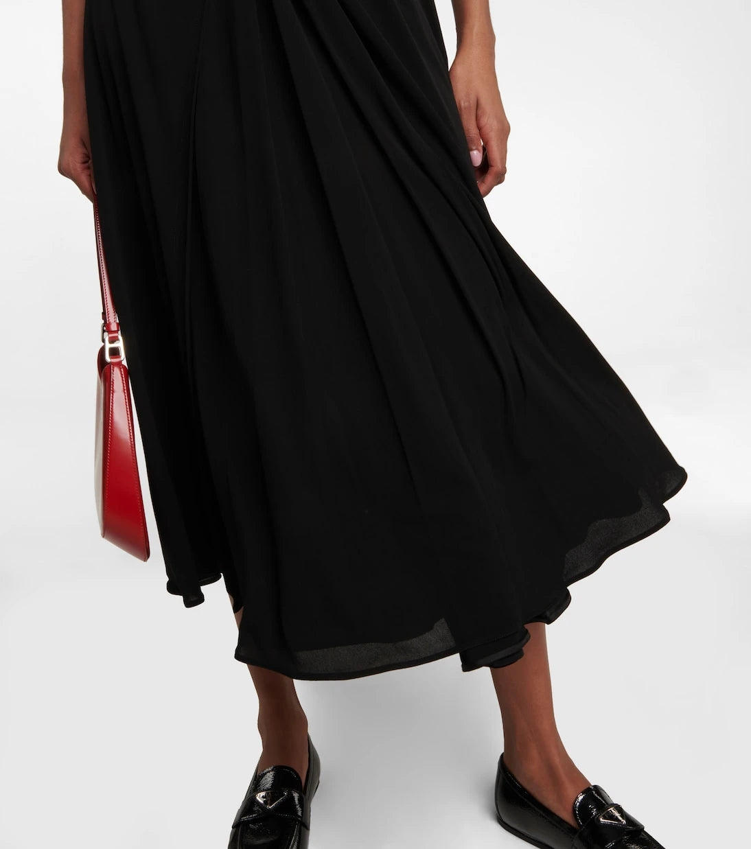 Prada - Mockneck midi dress