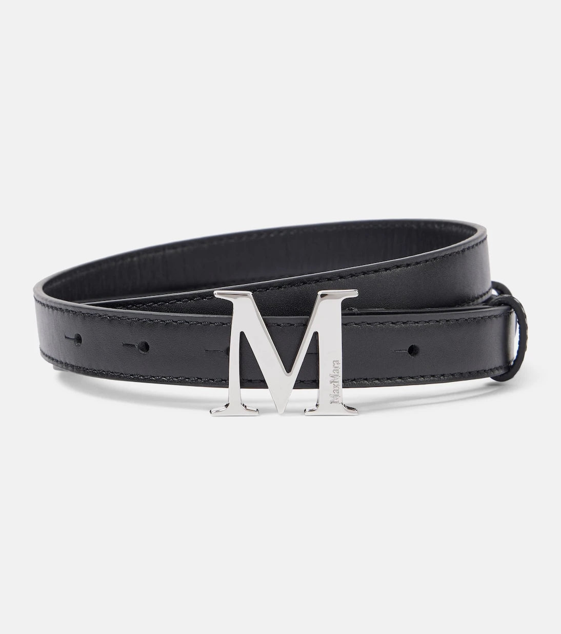 Max Mara - Logo leather belt