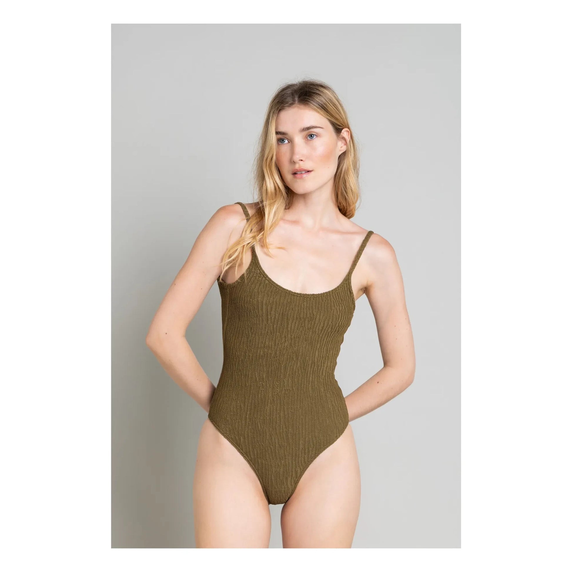 Smallable Woman - Marcia 1-piece swimsuit | Khaki
