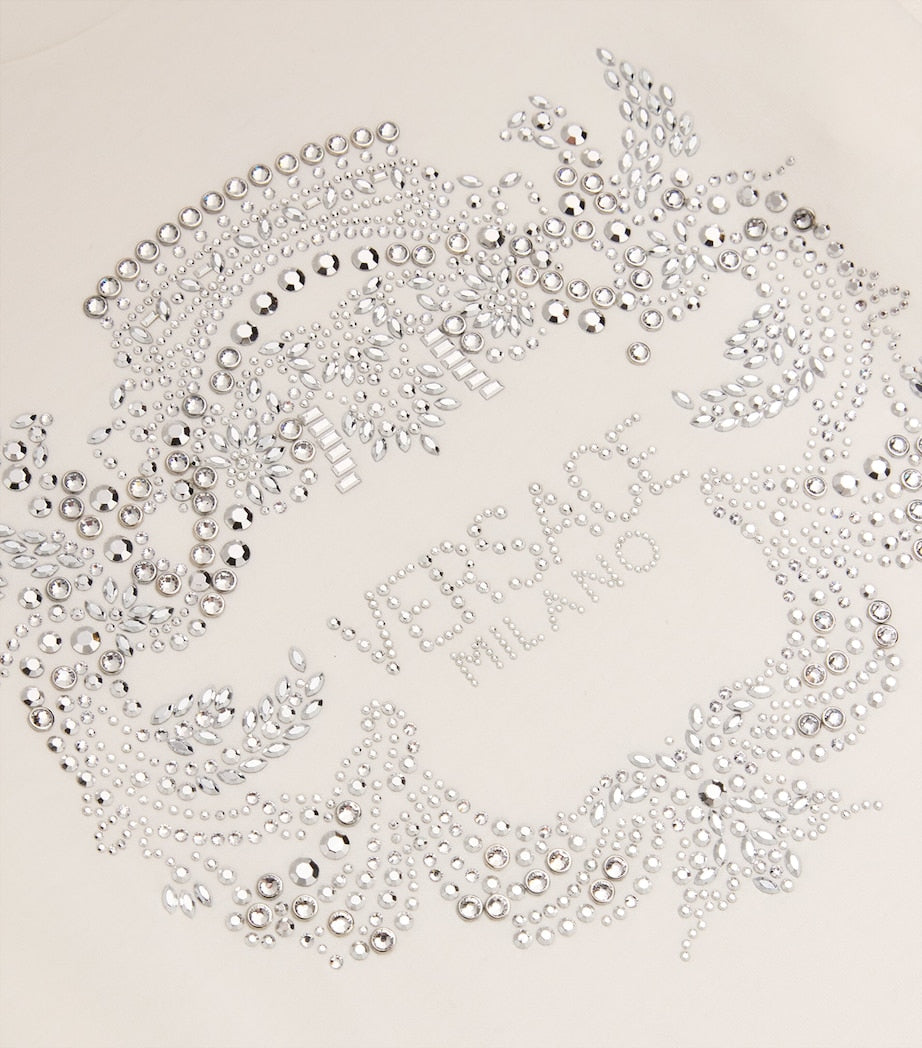 Versace Kids Embellished Crest T-Shirt (6-14 Years)