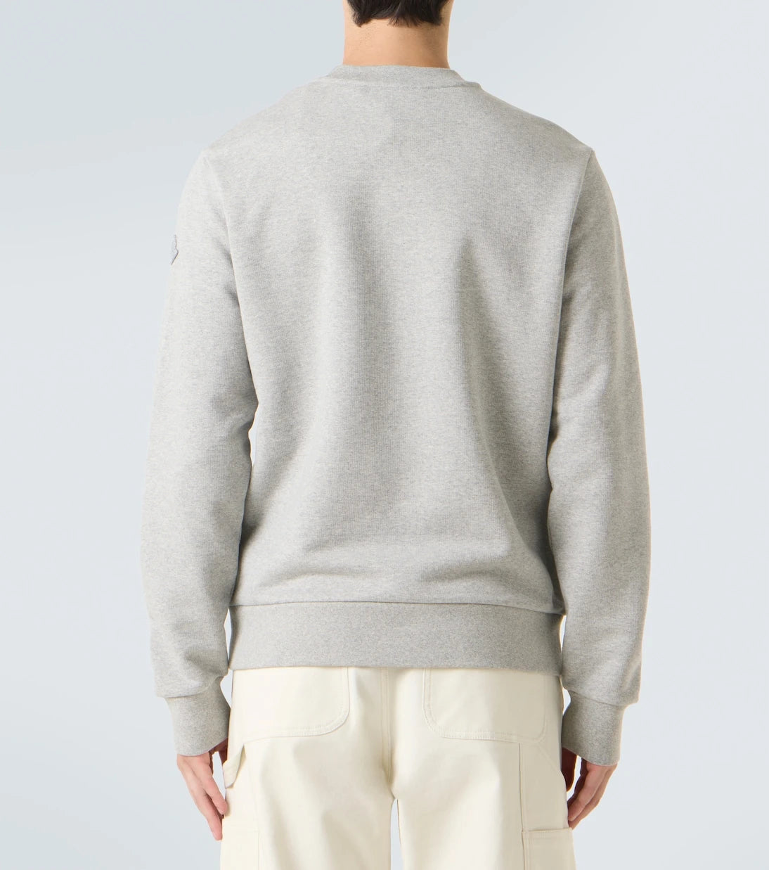 Moncler - Patch-appliqué cotton fleece sweatshirt